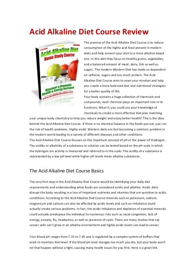 The Ph Balance Diet Pdf